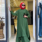 Women's Long Shirt & Loose Trouser Set CT600