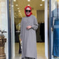 Women's Long Shirt & Loose Trouser Set CT600