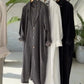 Women's Coat Style Long Shirt 3-Pcs Set CT565