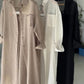 Women's Rich Linen Long Shirt & Plazo Set